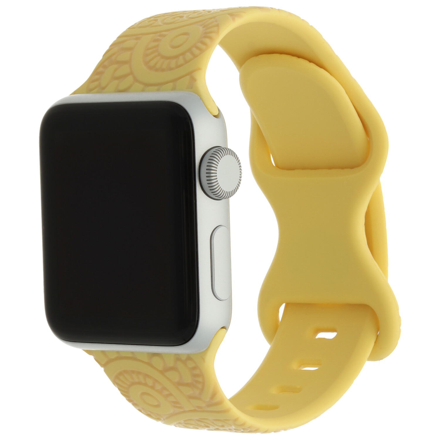 Apple Watch Print Sport Band - Ibiza Geel